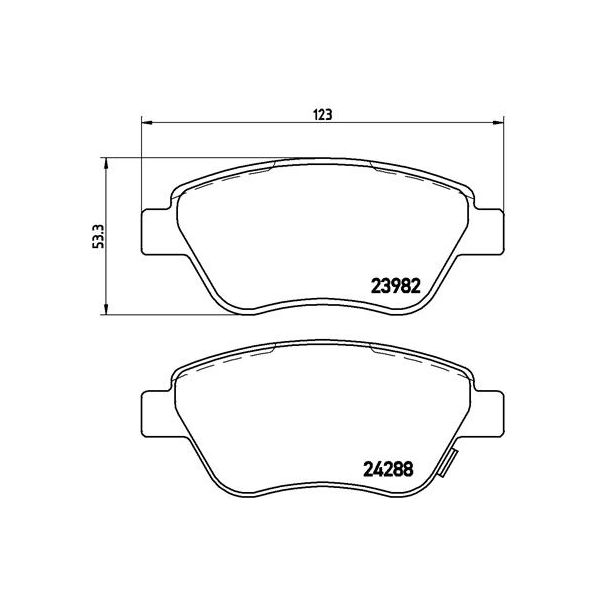 Brembo P59051 Brake Pads Set