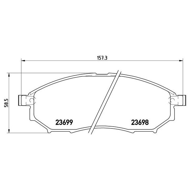 Brembo P56058 Brake Pads Set