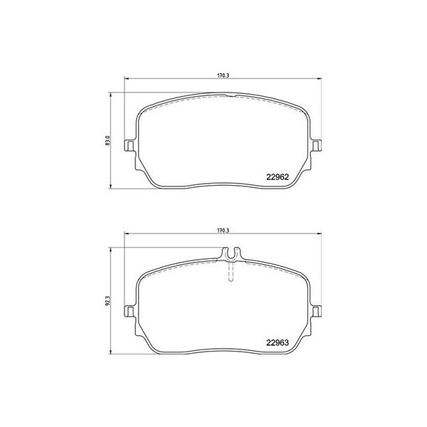 Brembo P50149 Brake Pads Set