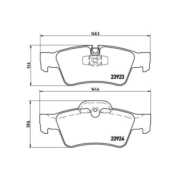 Brembo P50064 Brake Pads Set