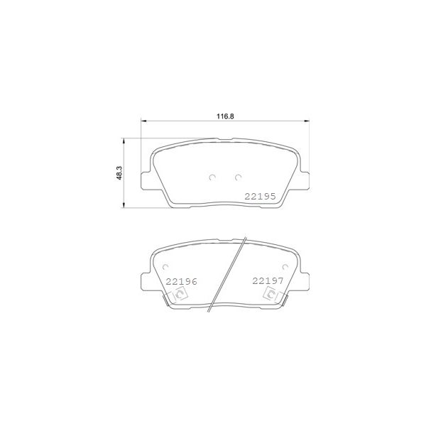 Brembo P30105 Brake Pads Set