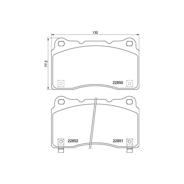 Brembo P28099 Brake Pads Set