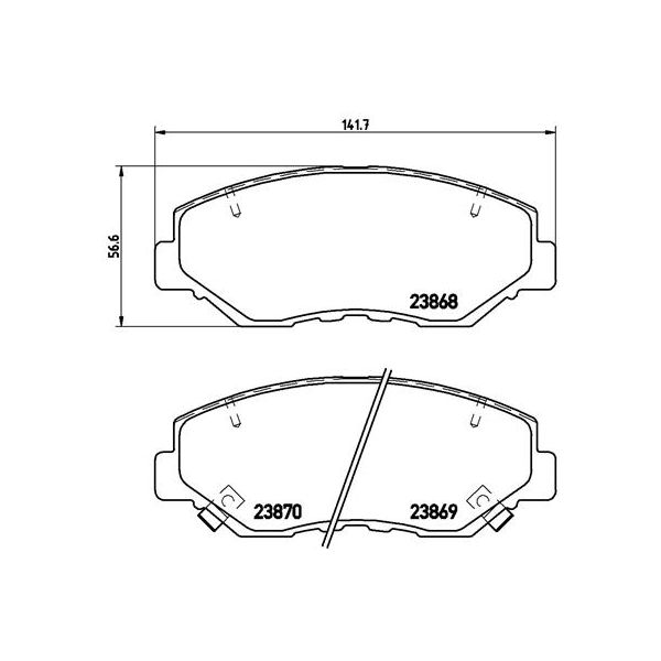 Brembo P28035 Brake Pads Set