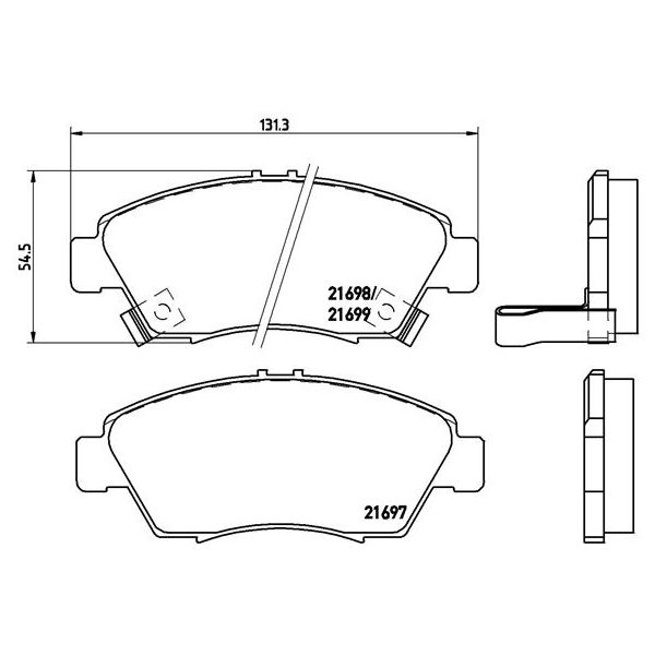 Brembo P28024 Brake Pads Set