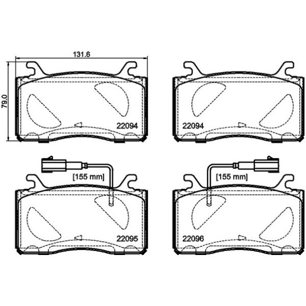 Brembo P23187 Brake Pads Set