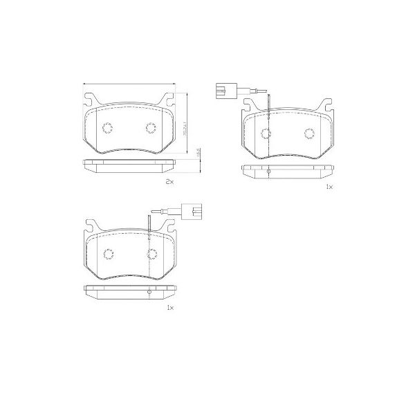 Brembo P23184 Brake Pads Set
