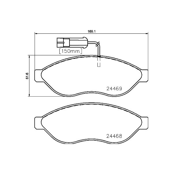 Brembo P23143 Brake Pads Set