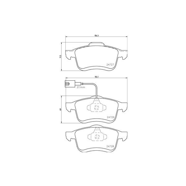Brembo P23130 Brake Pads Set