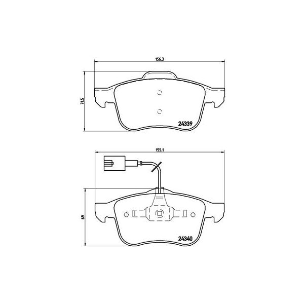 Brembo P23103 Brake Pads Set