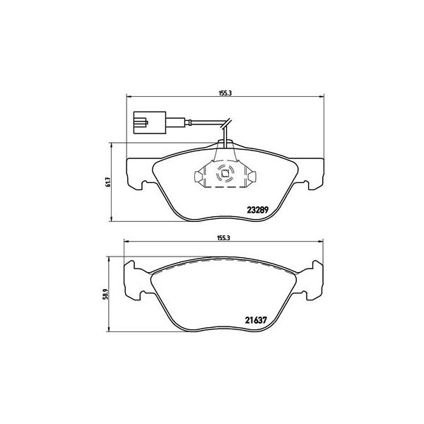 Brembo P23077 Brake Pads Set