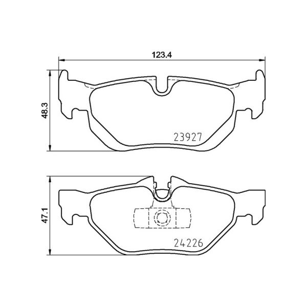 Brembo P06105 Brake Pads Set