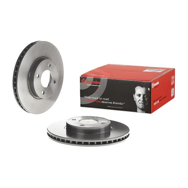 Brembo 09.C543.11 2x Brake Discs Pair Vented