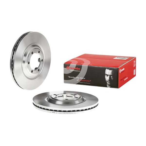 Brembo 09.C244.10 2x Brake Discs Pair Vented