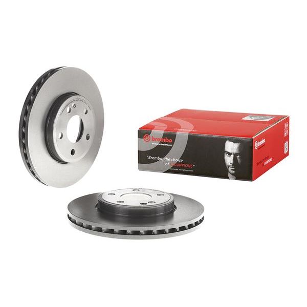 Brembo 09.B436.41 2x Brake Discs Pair Vented