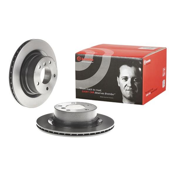 Brembo 09.B414.11 2x Brake Discs Pair Vented