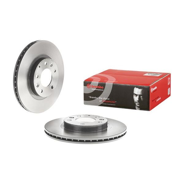 Brembo 09.B042.11 2x Brake Discs Pair Vented