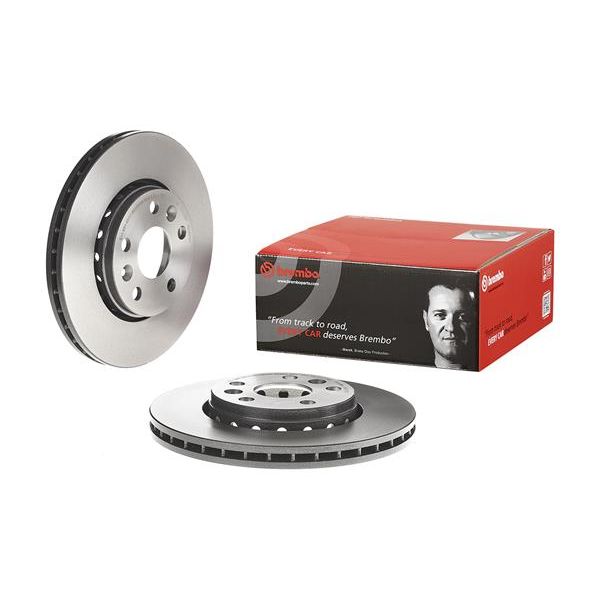 Brembo 09.A727.21 2x Brake Discs Pair Vented