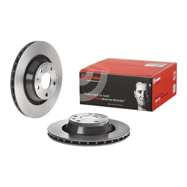 Brembo 09.9768.11 2x Brake Discs Pair Vented