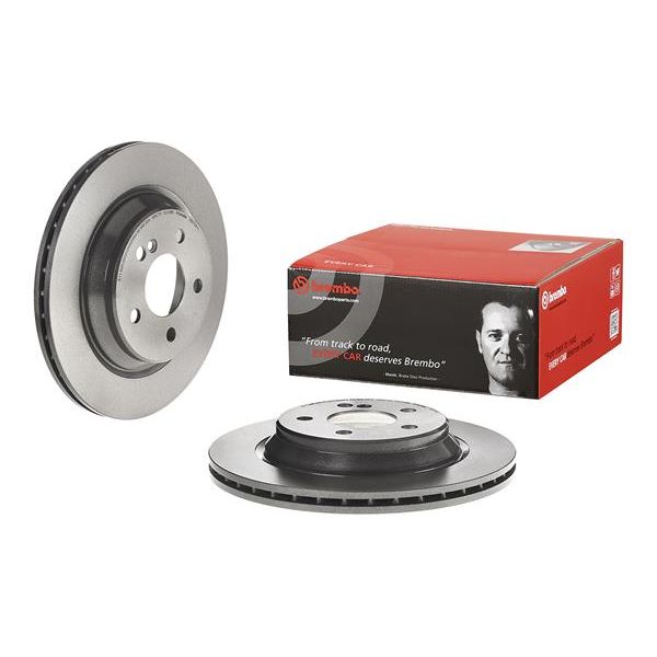 Brembo 09.9738.11 2x Brake Discs Pair Vented