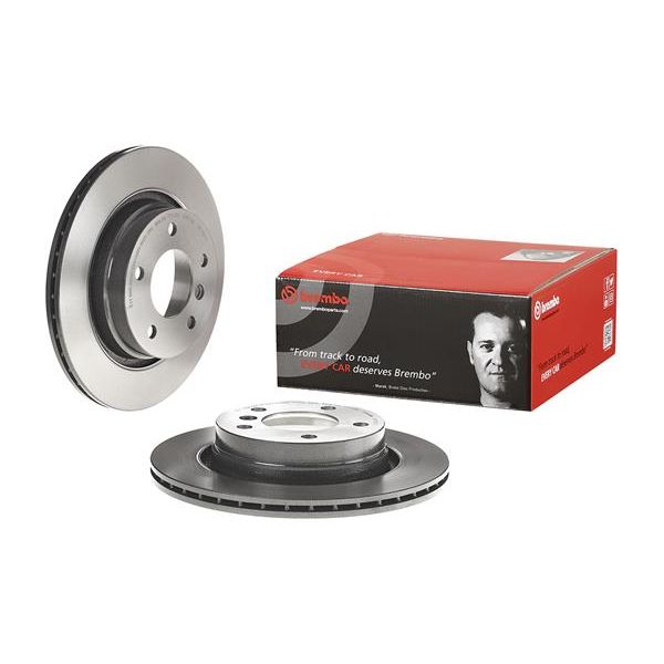 Brembo 09.7702.11 2x Brake Discs Pair Vented