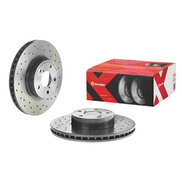 Brembo 09.5674.2X 2x Brake Discs Pair Vented