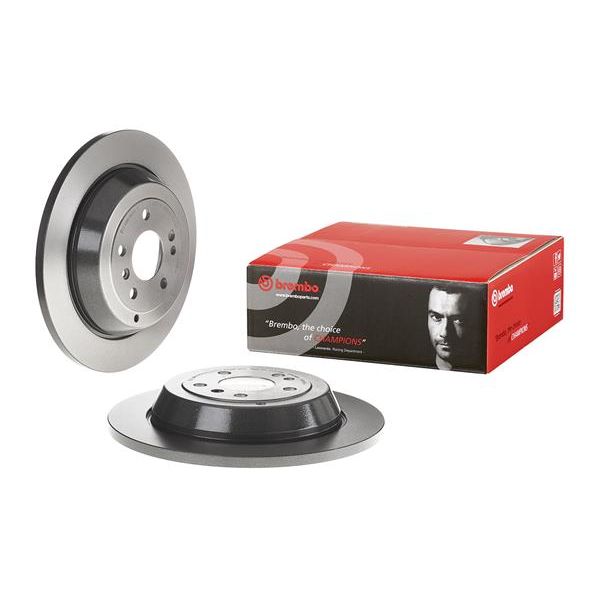 Brembo 08.R101.11 2x Brake Discs Pair Solid