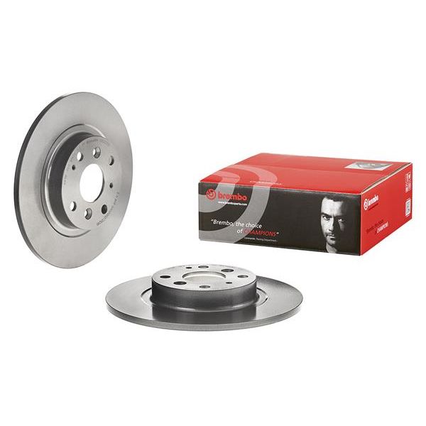 Brembo 08.D223.11 2x Brake Discs Pair Solid