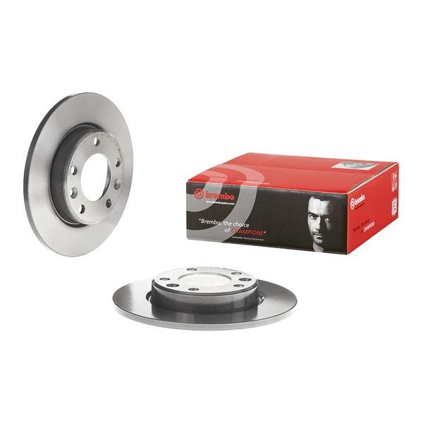 Brembo 08.C659.11 2x Brake Discs Pair Solid