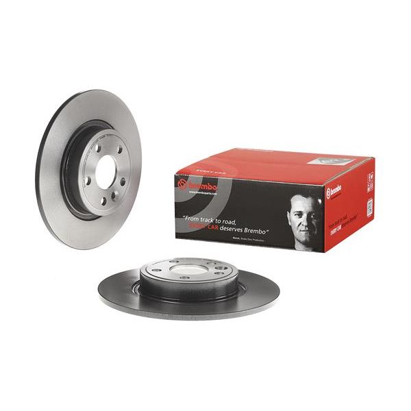Brembo 08.C208.11 2x Brake Discs Pair Solid