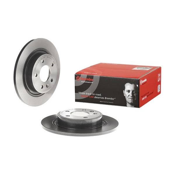 Brembo 08.B351.11 2x Brake Discs Pair Solid