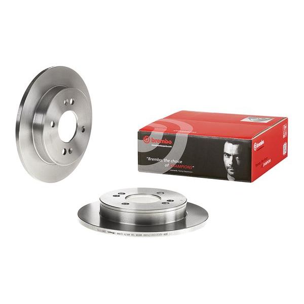 Brembo 08.A916.10 2x Brake Discs Pair Solid