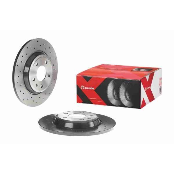 Brembo 08.A759.1X 2x Brake Discs Pair