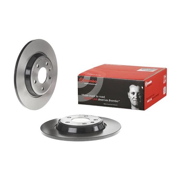 Brembo 08.A759.11 2x Brake Discs Pair Solid