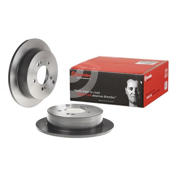 Brembo 08.A446.11 2x Brake Discs Pair Solid