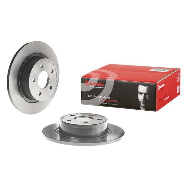 Brembo 08.A297.11 2x Brake Discs Pair Solid