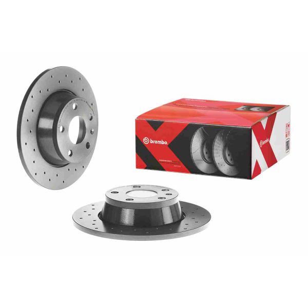 Brembo 08.9769.1X 2x Brake Discs Pair