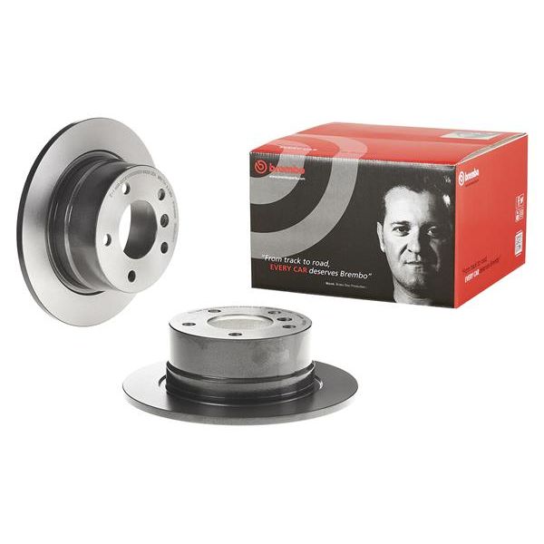 Brembo 08.6853.81 2x Brake Discs Pair Solid