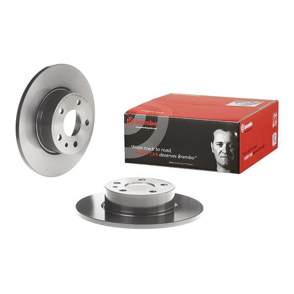 Brembo 08.3126.21 2x Brake Discs Pair Solid