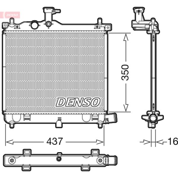 Denso DRM41009 Radiator