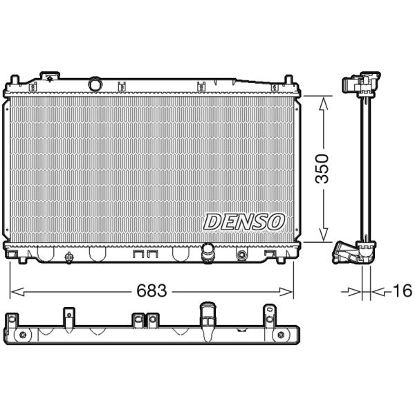 Denso DRM40035 Radiator