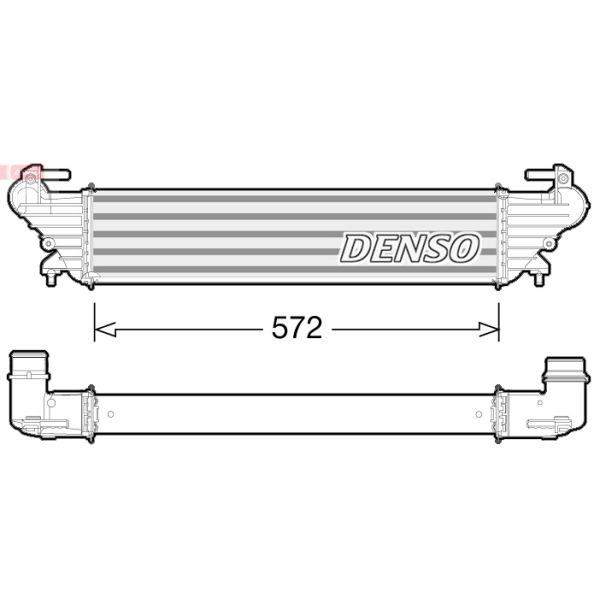 Denso DIT09114 Intercooler