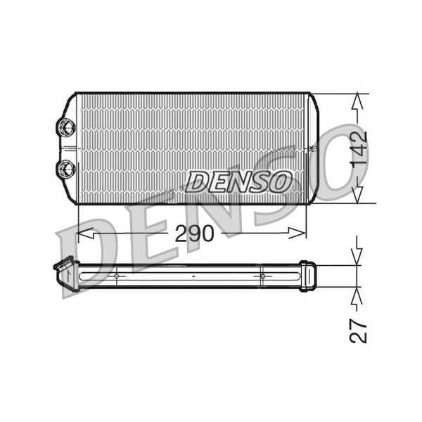 Denso DRR07005 Heater Matrix