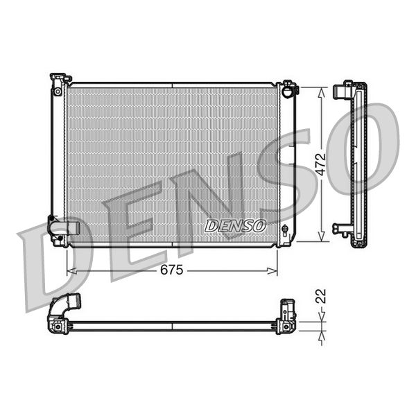 Denso DRM51005 Radiator