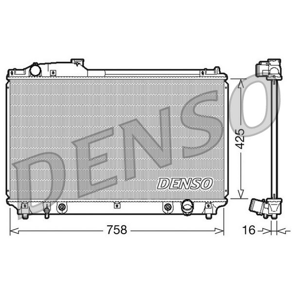 Denso DRM51003 Radiator