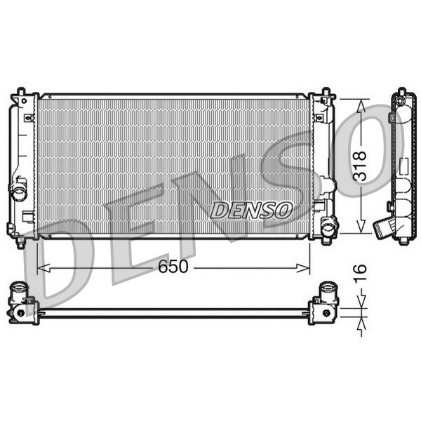Denso DRM50044 Radiator