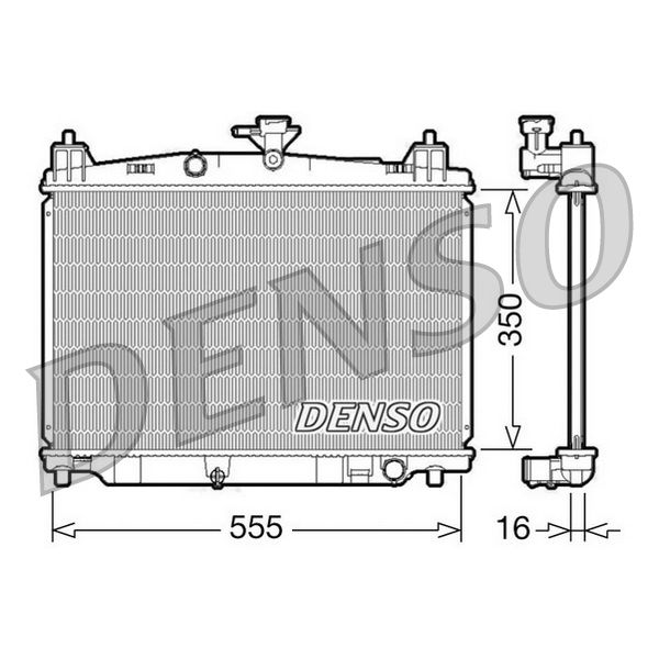 Denso DRM44016 Radiator