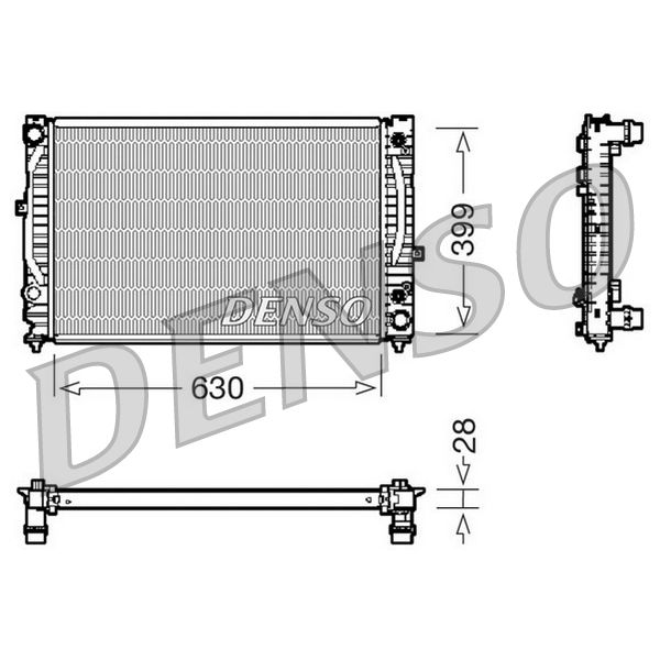 Denso DRM02031 Radiator