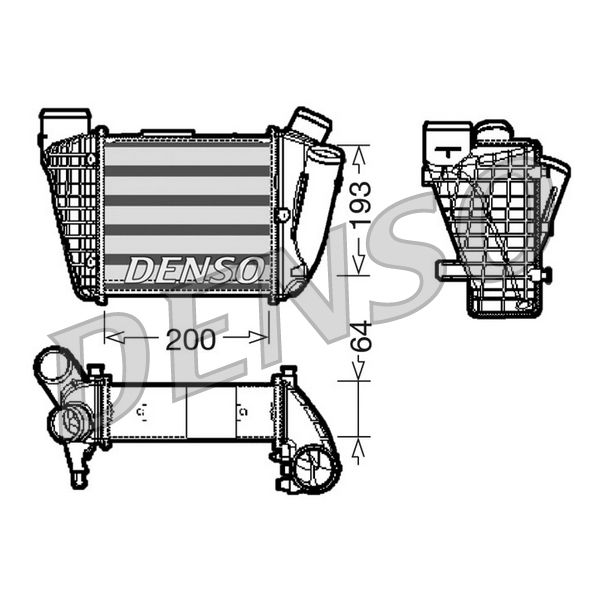 Denso DIT02004 Intercooler
