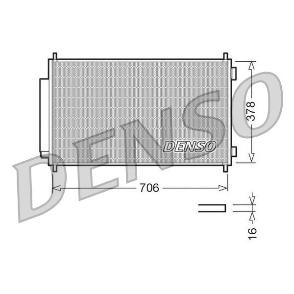 Denso DCN40002 Air Con Condenser