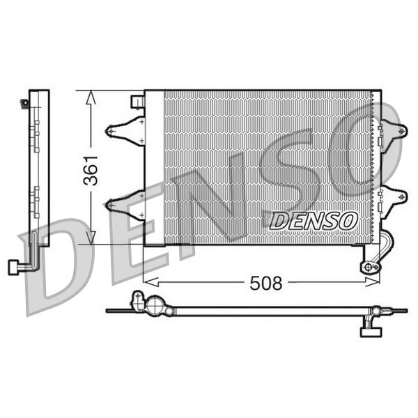 Denso DCN27004 Air Con Condenser